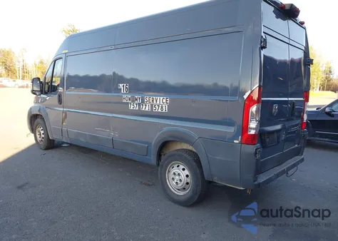 2018 Ram Promaster 2500 High Roof 159 Wb из США, поврежденный, VIN 3C6TRVDG5JE160771